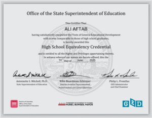 aftaab diploma