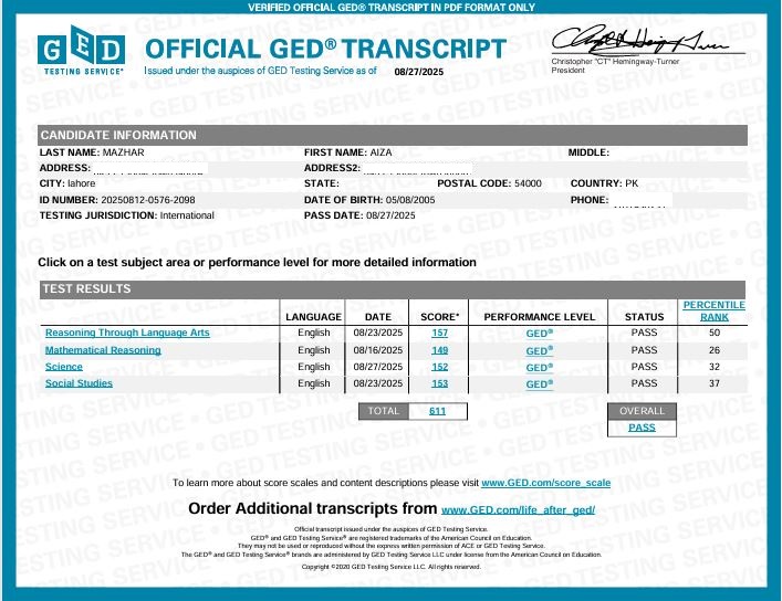 aiza mazhar- etranscript
